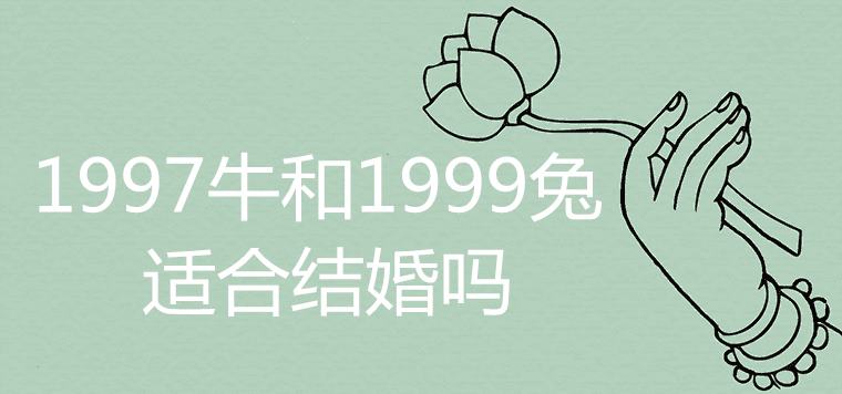 1997牛和1999兔相配吗